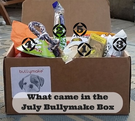 July Bullymake box contents