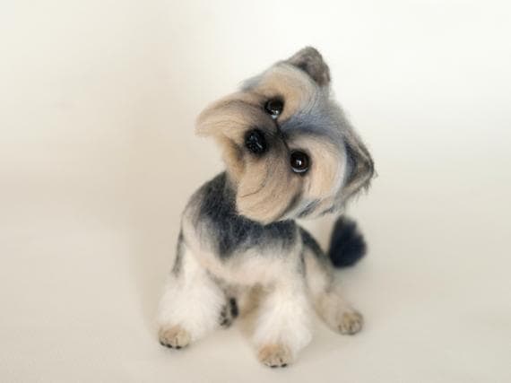 Needle felted Yorkshire Terrier